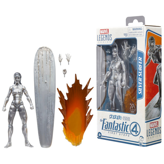 Marvel Legends Fantastic Four: First Steps 6 Inch Action Figure - Silver Surfer