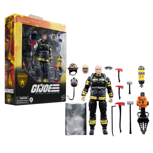 GI Joe Classified Series 6 Inch Action Figure - Search and Rescue Firefighter