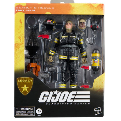 GI Joe Classified Series 6 Inch Action Figure - Search and Rescue Firefighter