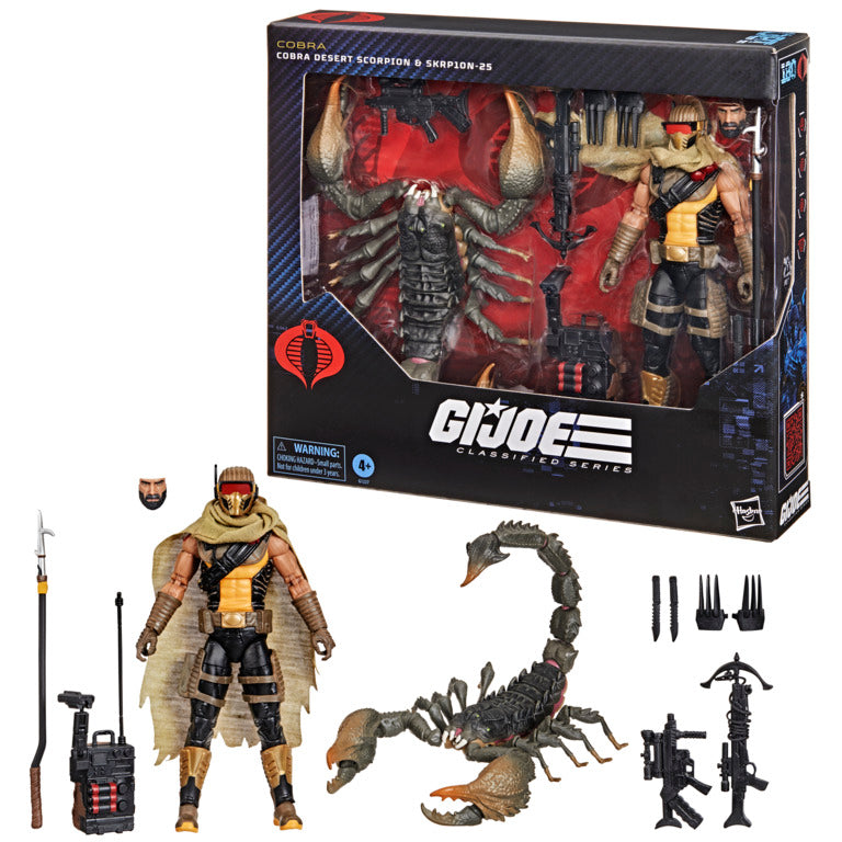 G.I. Joe Classified Series Action Figure 2 Pack - Cobra Desert Scorpion & SKRP10N-25