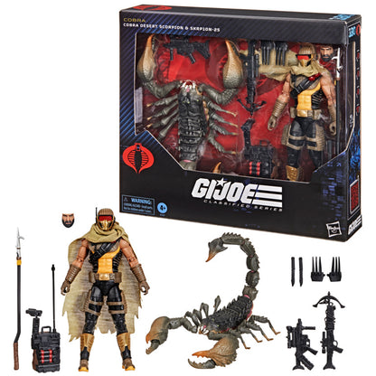 G.I. Joe Classified Series Action Figure 2 Pack - Cobra Desert Scorpion & SKRP10N-25