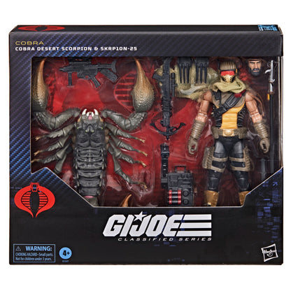 G.I. Joe Classified Series Action Figure 2 Pack - Cobra Desert Scorpion & SKRP10N-25