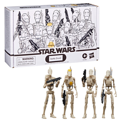 Star Wars The Vintage Collection 3.75 Inch Action Figure Multipack - Battle Droids