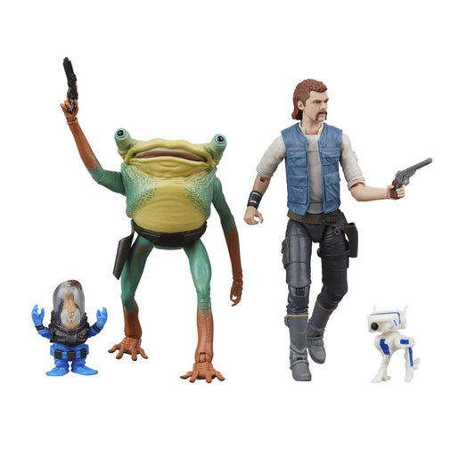 Star Wars Black Series 6 Inch Exclusive Action Figure 3-Pack - Cal Kestis, Turgle & Skoova Stev