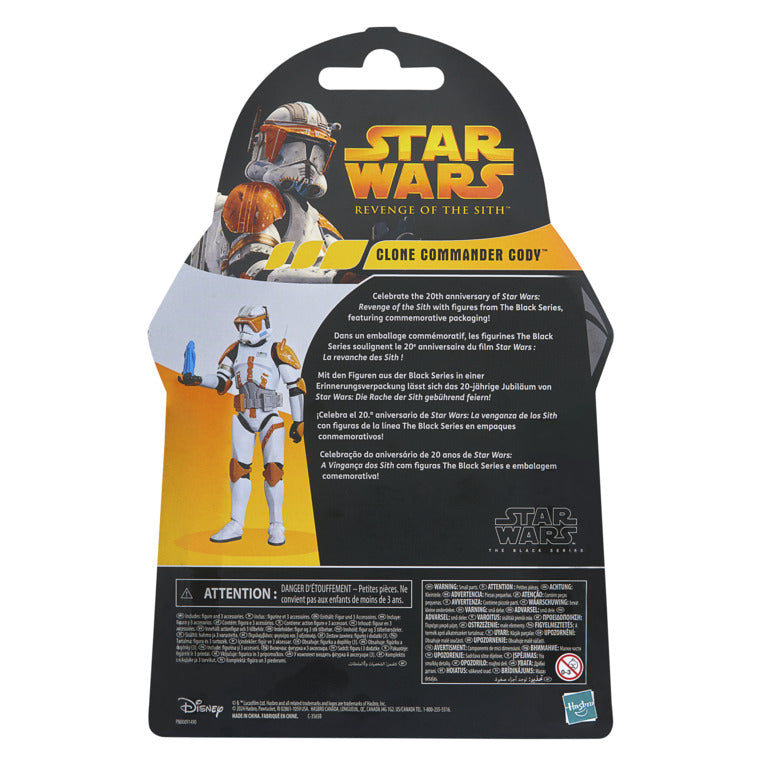 Star Wars Black Series Revenge Of The Sith 20th Anniversary 6 Inch  Action Figure - Clone Commander Cody