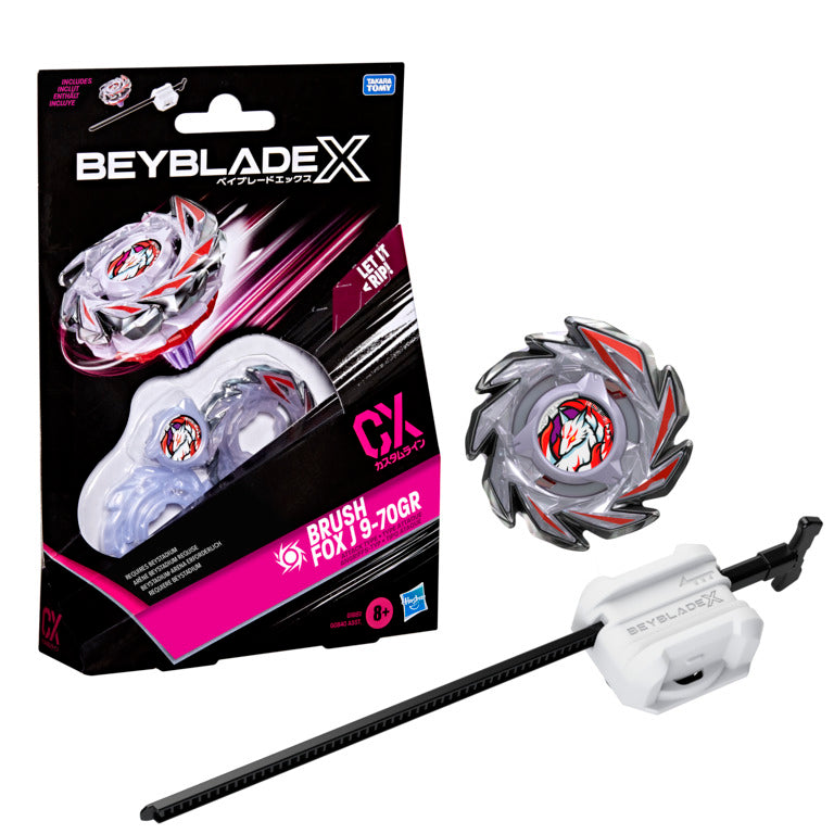 Beyblade X Beyblade Attack Type Beyblade Set - Brush Fox J 9-70GR
