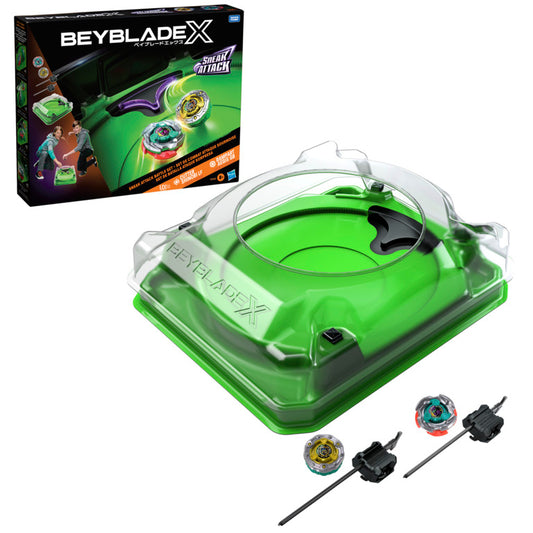 Beyblade X Sneak Attack Battle Set - Cutter Shinobi LF & Rampart Aegis GB