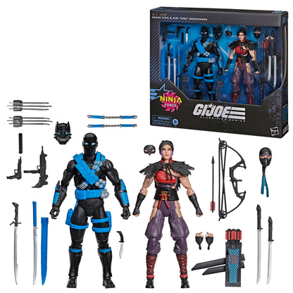 PRE-ORDER G.I. Joe Classified Series Action Figure 2 Pack - Snake Eyes & Kim "Jinx" Arashikage