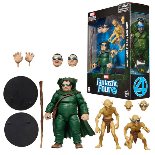 *PRE-ORDER Marvel Legends Fantastic Four 6 Inch Scale Action Figure 3 Pack - Mole Man & Moloids