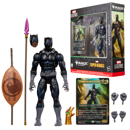 *PRE-ORDER Marvel Legends Magic The Gathering Series 6 Inch Action Figure With Trading Card - Black Panther