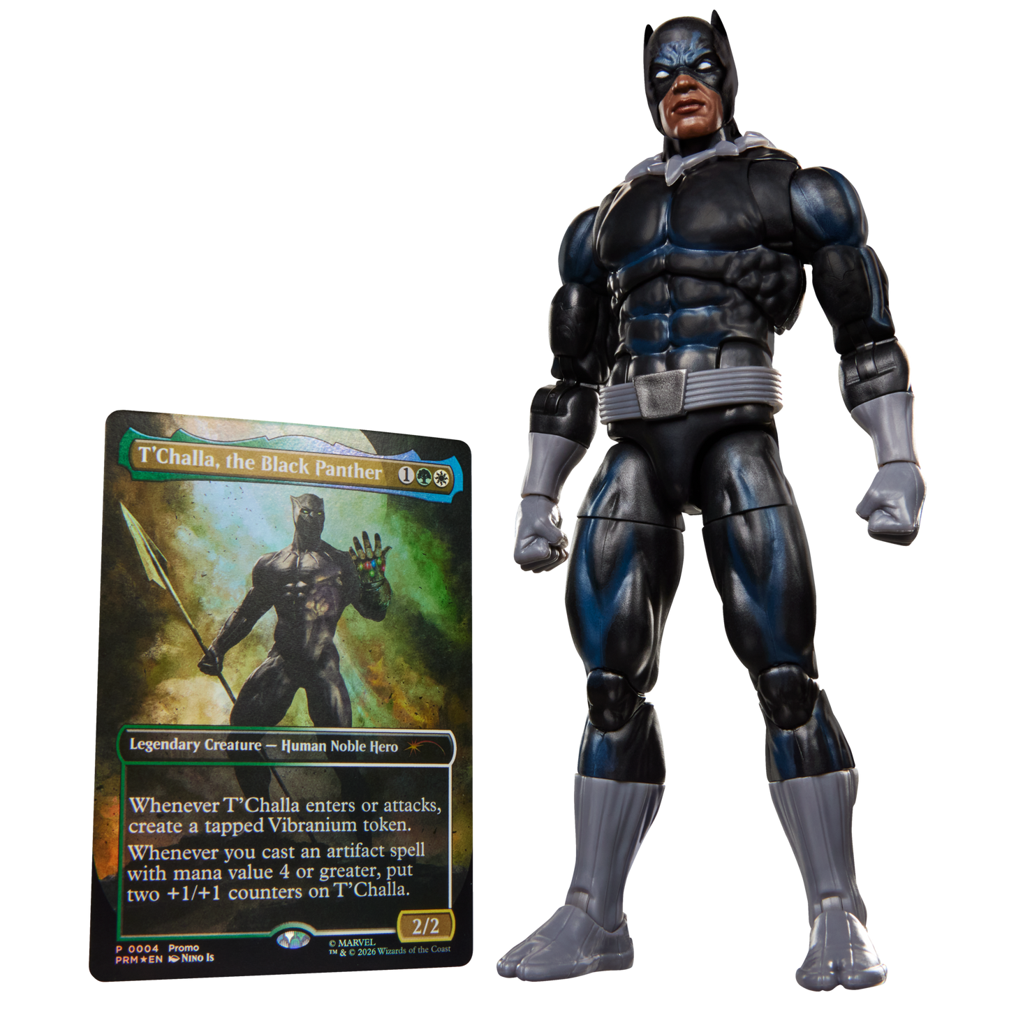 *PRE-ORDER Marvel Legends Magic The Gathering Series 6 Inch Action Figure With Trading Card - Black Panther
