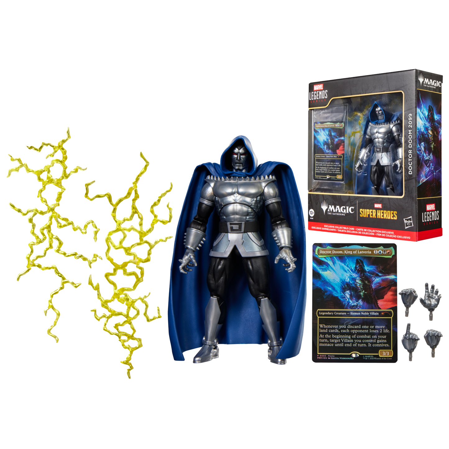 *PRE-ORDER Marvel Legends Magic The Gathering Series 6 Inch Action Figure With Trading Card - Doom 2099