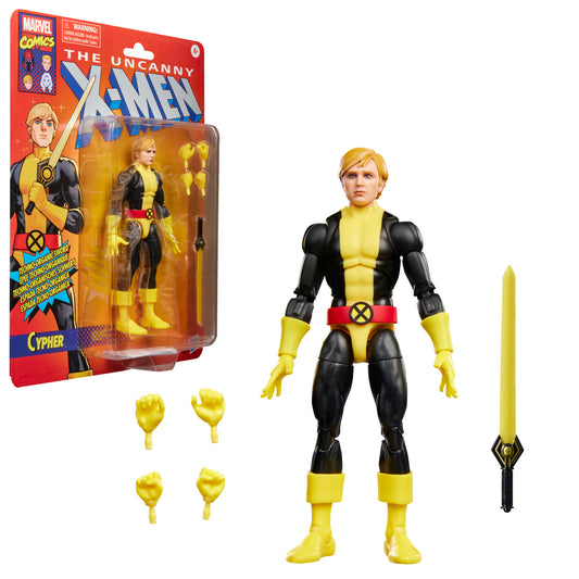 PRE-ORDER Marvel Legends X-Men Retro Exclusive 6 Inch Action Figure - Cypher