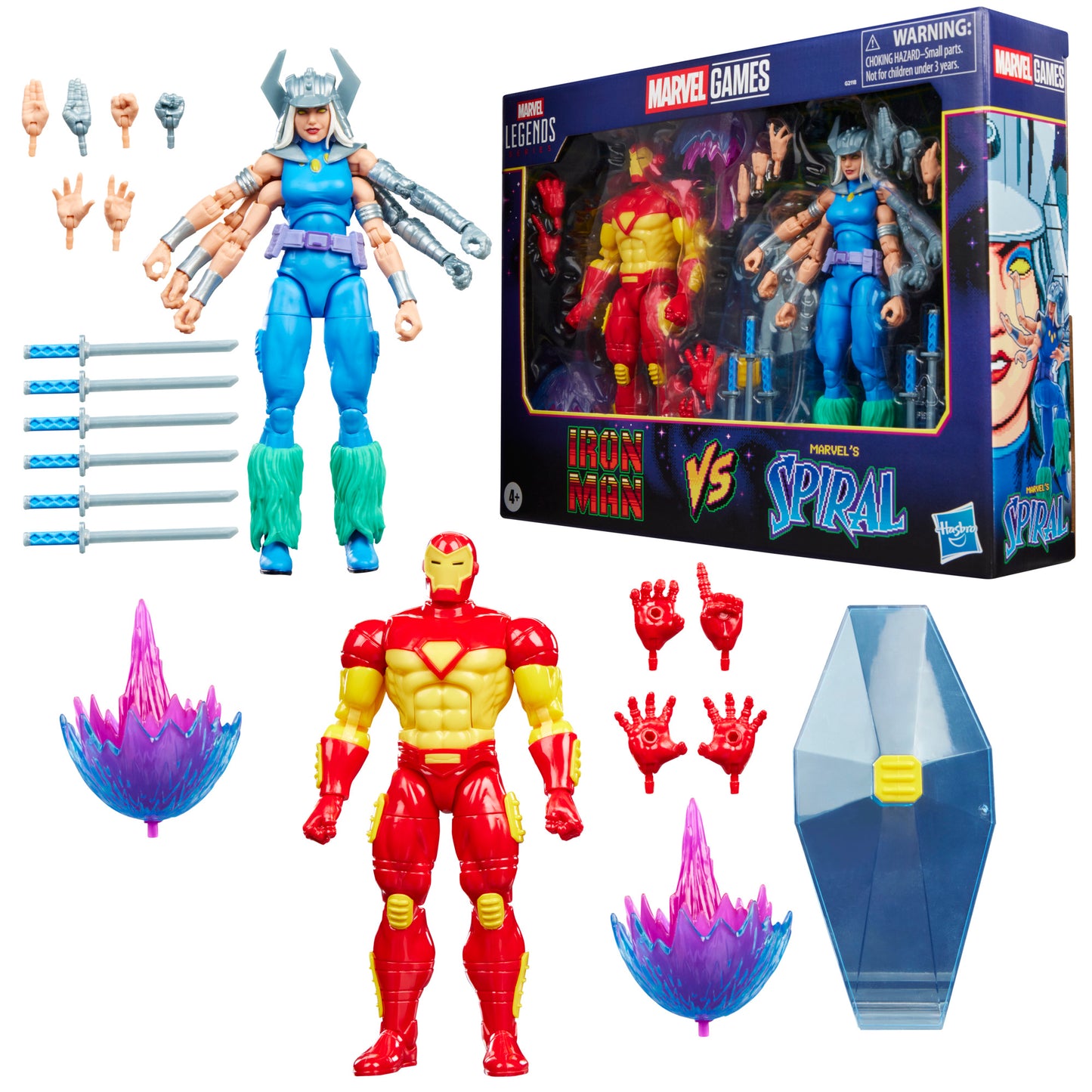 *PRE-ORDER Marvel Legends Avengers 6 Inch Scale Action Figure 2 Pack - Iron Man Vs Spiral