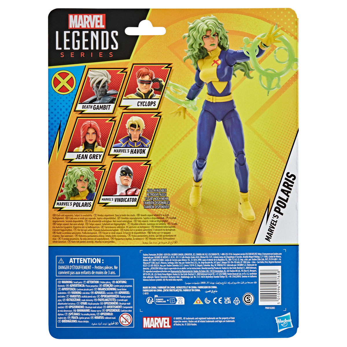 PRE-ORDER Marvel Legends 6 Inch X-Men '97 Retro Action Figure Wave 4 - Polaris