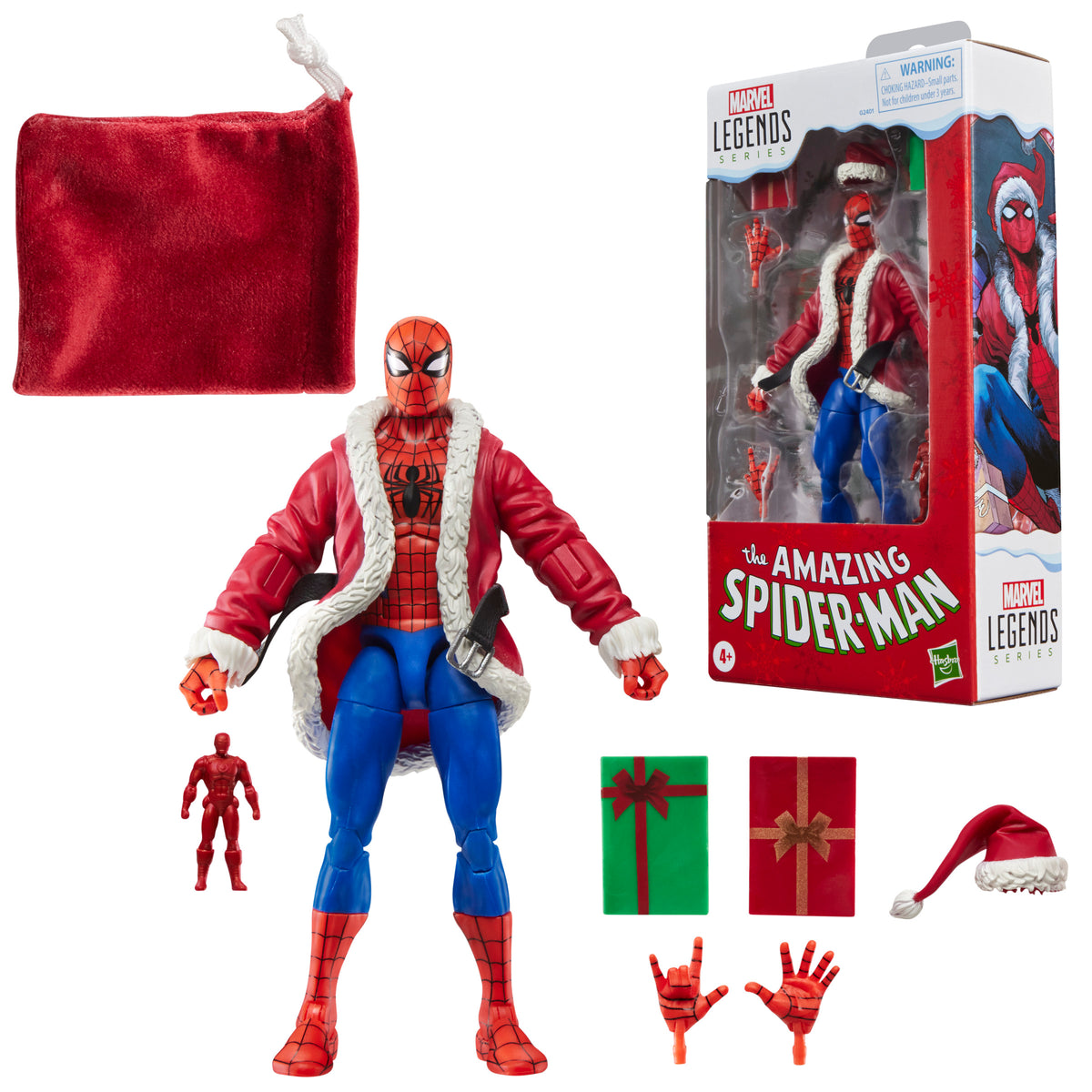 PRE-ORDER Marvel Legends Spider-Man Exclusive 6 Inch Action Figure - Spider-Man (Holiday Special)