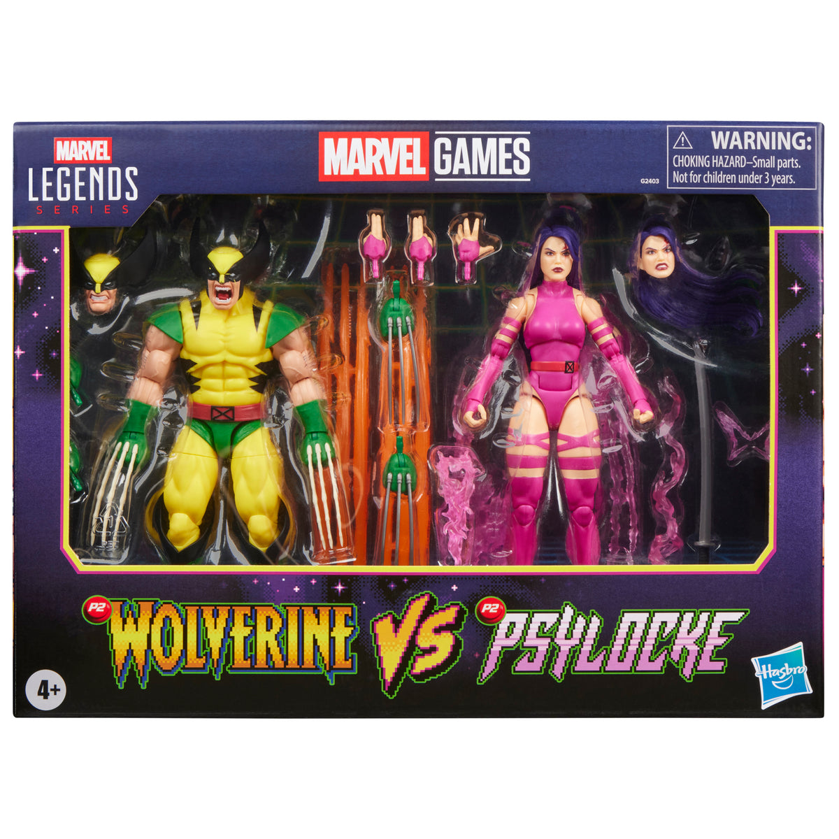 PRE-ORDER Marvel Legends Gamerverse 6 Inch Scale Action Figure 2 Pack - Wolverine & Psylocke