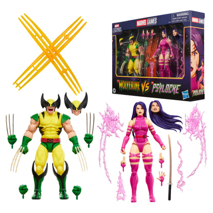 PRE-ORDER Marvel Legends Gamerverse 6 Inch Scale Action Figure 2 Pack - Wolverine & Psylocke