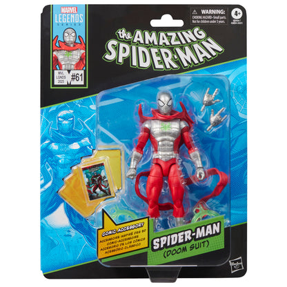 PRE-ORDER Marvel Legends Comic Retro 6 Inch Action Figure Wave 3 - Spider-Man (Doom Suit)