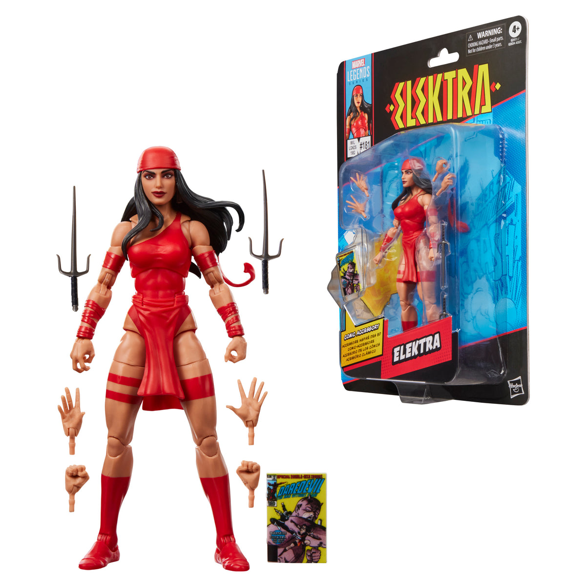 PRE-ORDER Marvel Legends Comic Retro 6 Inch Action Figure Wave 3 - Elektra