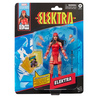 PRE-ORDER Marvel Legends Comic Retro 6 Inch Action Figure Wave 3 - Elektra