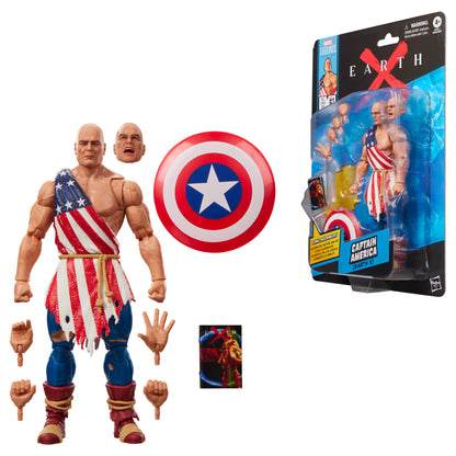 PRE-ORDER Marvel Legends Comic Retro 6 Inch Action Figure Wave 3 - Captain America (Earth X)