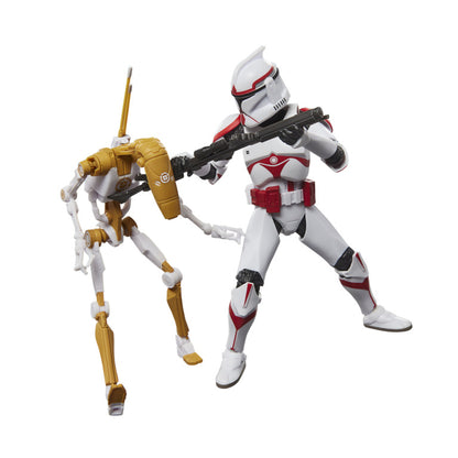 Star Wars Black Series 6 Inch Exclusive Action Figure 2-Pack - Assault Trooper & Battle Droid Officer