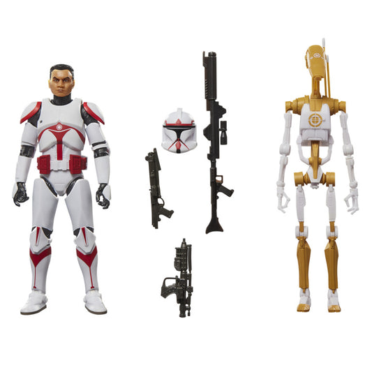 Star Wars Black Series 6 Inch Exclusive Action Figure 2-Pack - Assault Trooper & Battle Droid Officer