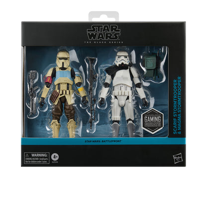 Star Wars Black Series 6 Inch Exclusive Action Figure 2-Pack - Scarif Stormtrooper & Magmatrooper