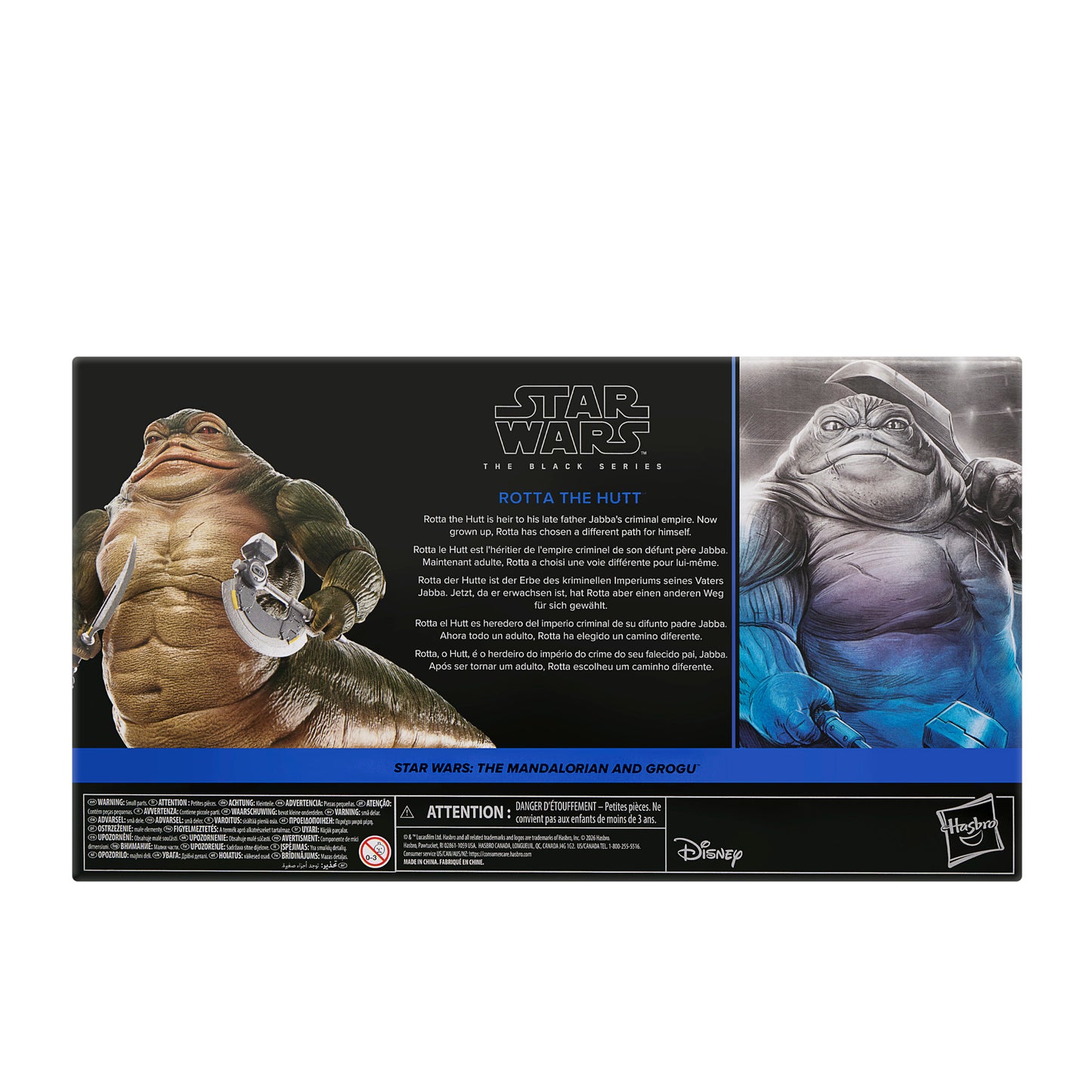 *PRE-ORDER Star Wars Black Series Exclusive 6 Inch Scale Action Figure - Rotta The Hutt