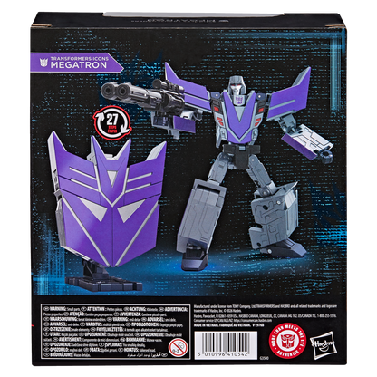 PRE-ORDER Transformers Icons Voyager Class Action Figure - Megatron (Decepticon Symbol)