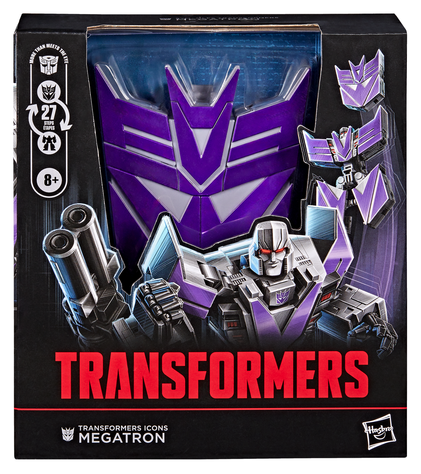 PRE-ORDER Transformers Icons Voyager Class Action Figure - Megatron (Decepticon Symbol)