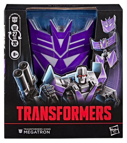 PRE-ORDER Transformers Icons Voyager Class Action Figure - Megatron (Decepticon Symbol)