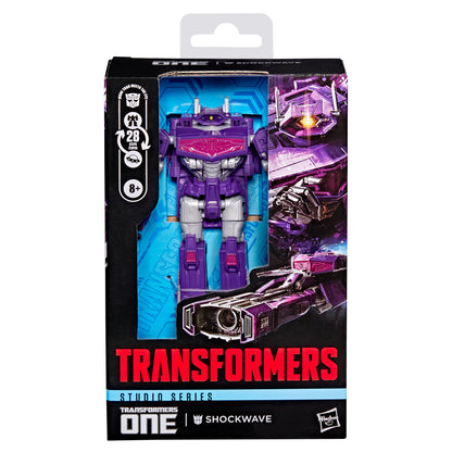 PRE-ORDER Transformers Studio Series Deluxe Class Action Figure - Shockwave (Transformers One)
