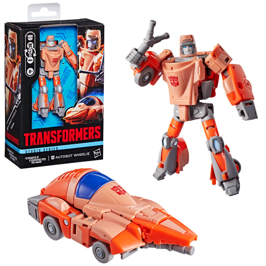 PRE-ORDER Transformers Studio Series 86 Deluxe Class Action Figure - Wheelie
