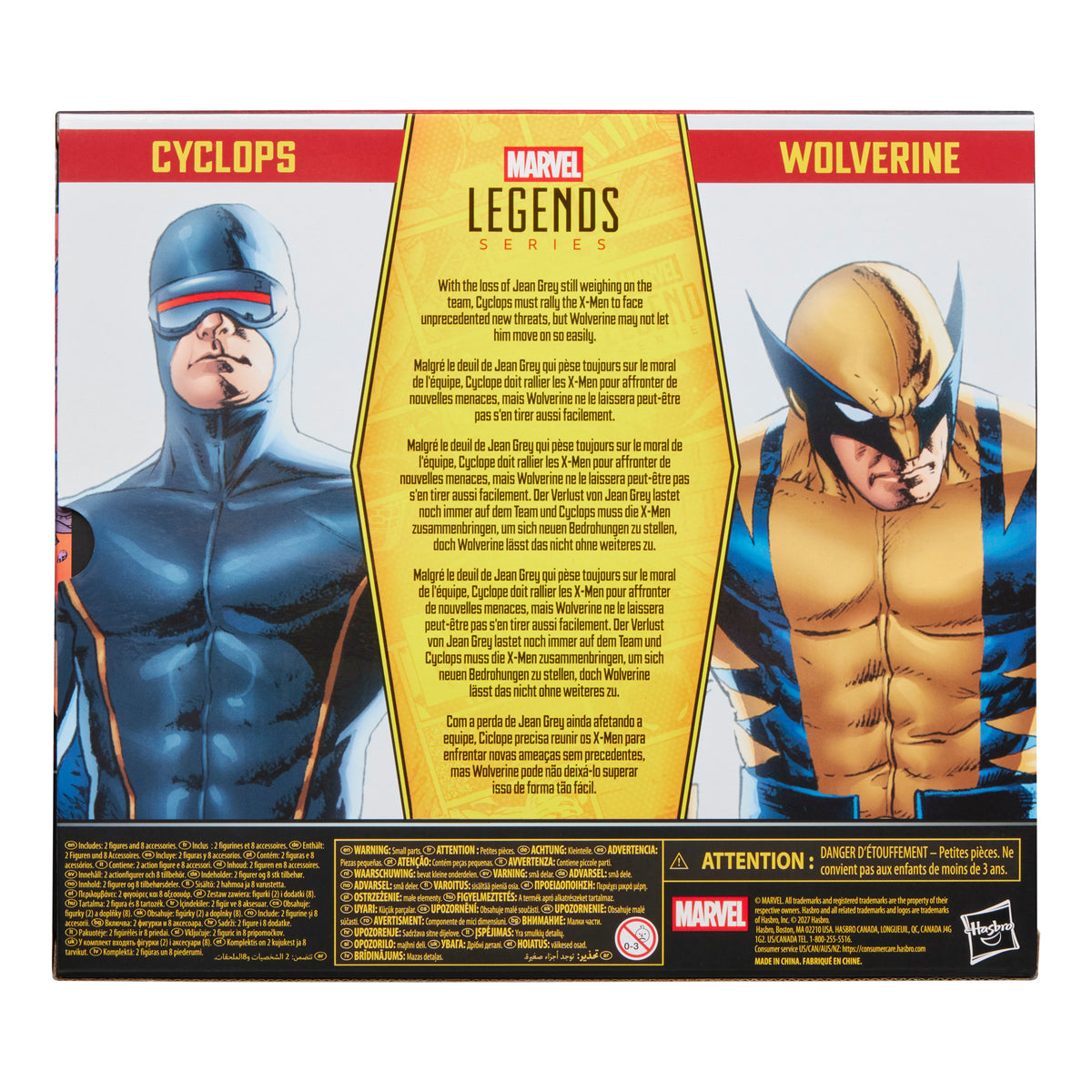PRE-ORDER Marvel Legends X-Men 6 Inch Scale Action Figure 2 Pack - Cyclops & Wolverine