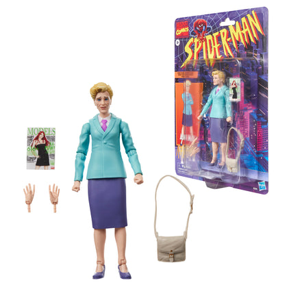 PRE-ORDER Marvel Legends Spider-Man 6-inch Retro Exclusive Action Figure - Aunt May
