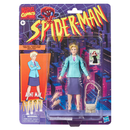 PRE-ORDER Marvel Legends Spider-Man 6-inch Retro Exclusive Action Figure - Aunt May