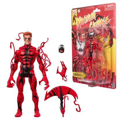 PRE-ORDER Marvel Legends Maximum Carnage 6-inch Retro Exclusive Action Figure - Carnage