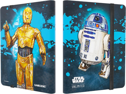 Gamegenic Star Wars Unlimited 18-Pocket Album - C-3PO & R2-D2