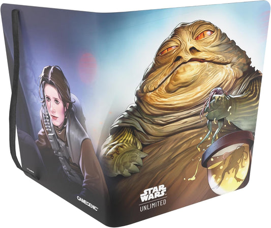 Gamegenic Star Wars Unlimited 18-Pocket Album - Leia Organa & Jabba The Hutt