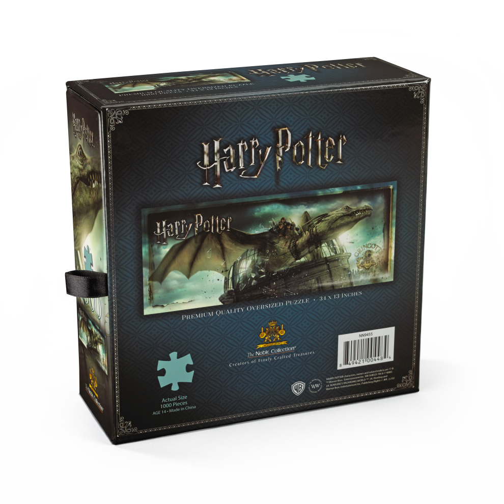 Harry Potter Noble Collection 1000pc Jigsaw Puzzle - Gringotts Bank Escape