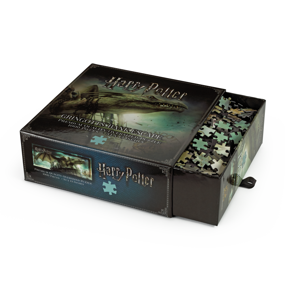 Harry Potter Noble Collection 1000pc Jigsaw Puzzle - Gringotts Bank Escape