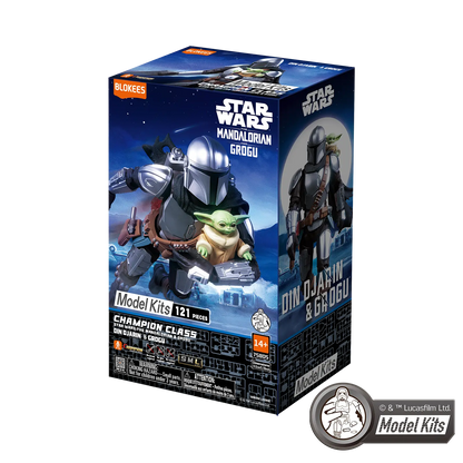 Star Wars Champion Class CC05 Blokees Model Kit - The Mandalorian & Grogu