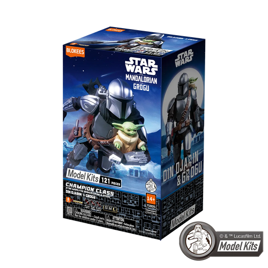 Star Wars Champion Class CC05 Blokees Model Kit - The Mandalorian & Grogu