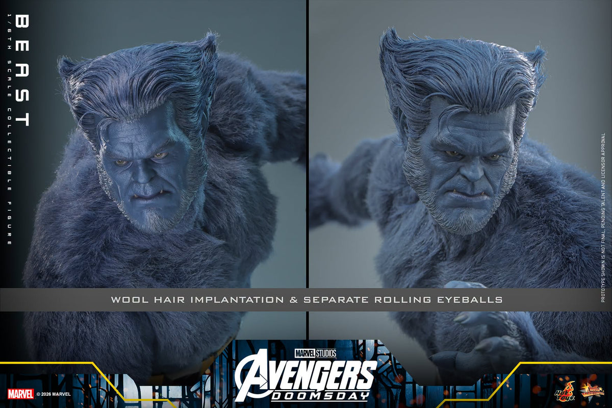 PRE-ORDER Beast - Marvel Avengers Doomsday Hot Toys Collectibles 1/6th Scale Action Figure