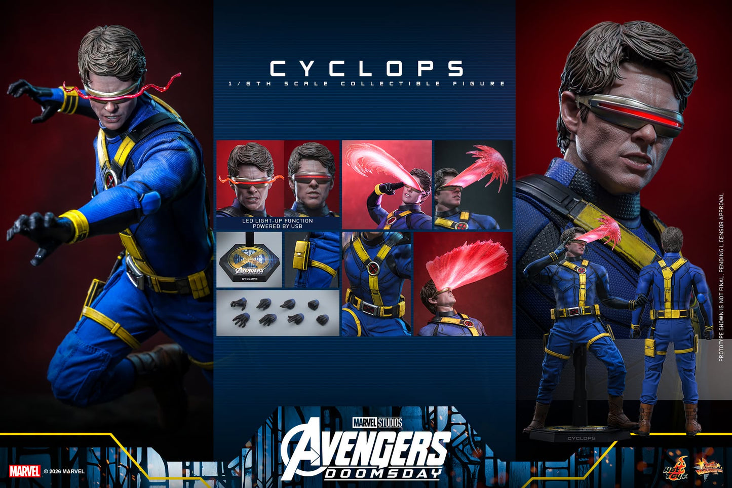 *PRE-ORDER Cyclops - Marvel Avengers Doomsday Hot Toys Collectibles 1/6th Scale Action Figure