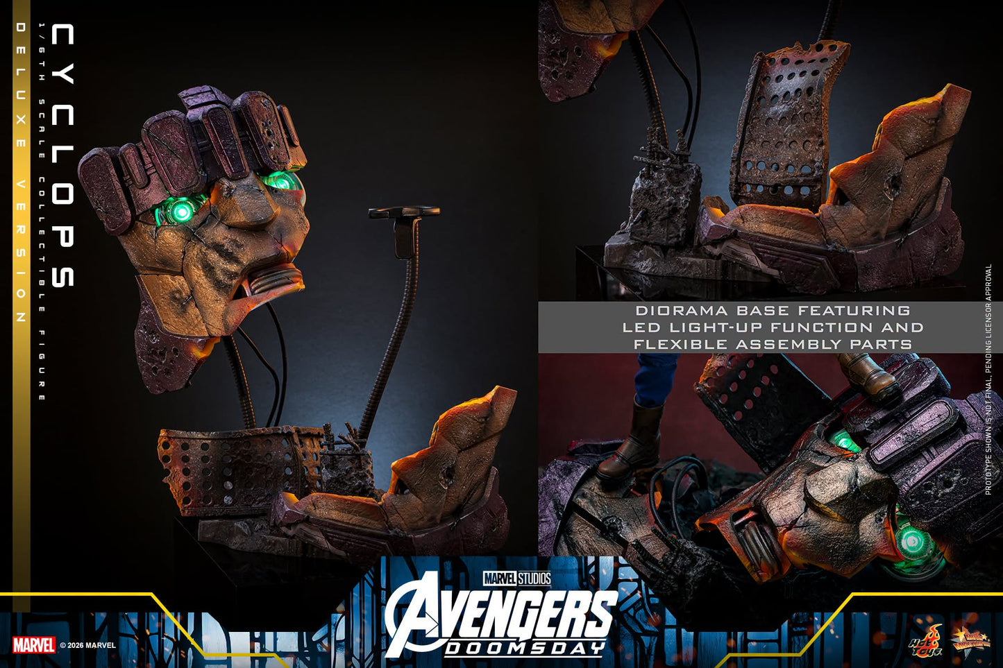 *PRE-ORDER Cyclops (Deluxe) - Marvel Avengers Doomsday Hot Toys Collectibles 1/6th Scale Action Figure