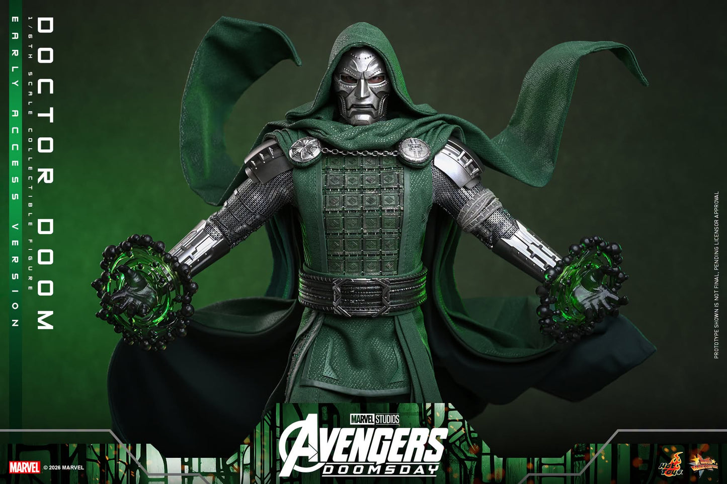 *PRE-ORDER Doctor Doom - Marvel Avengers Doomsday Hot Toys Collectibles 1/6th Scale Action Figure