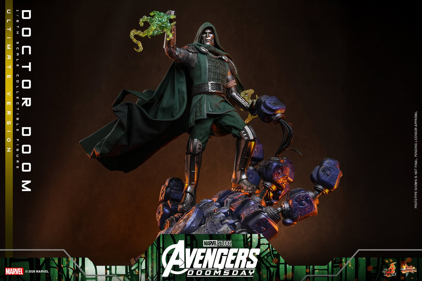 *PRE-ORDER Doctor Doom (Ultimate) - Marvel Avengers Doomsday Hot Toys Collectibles 1/6th Scale Action Figure